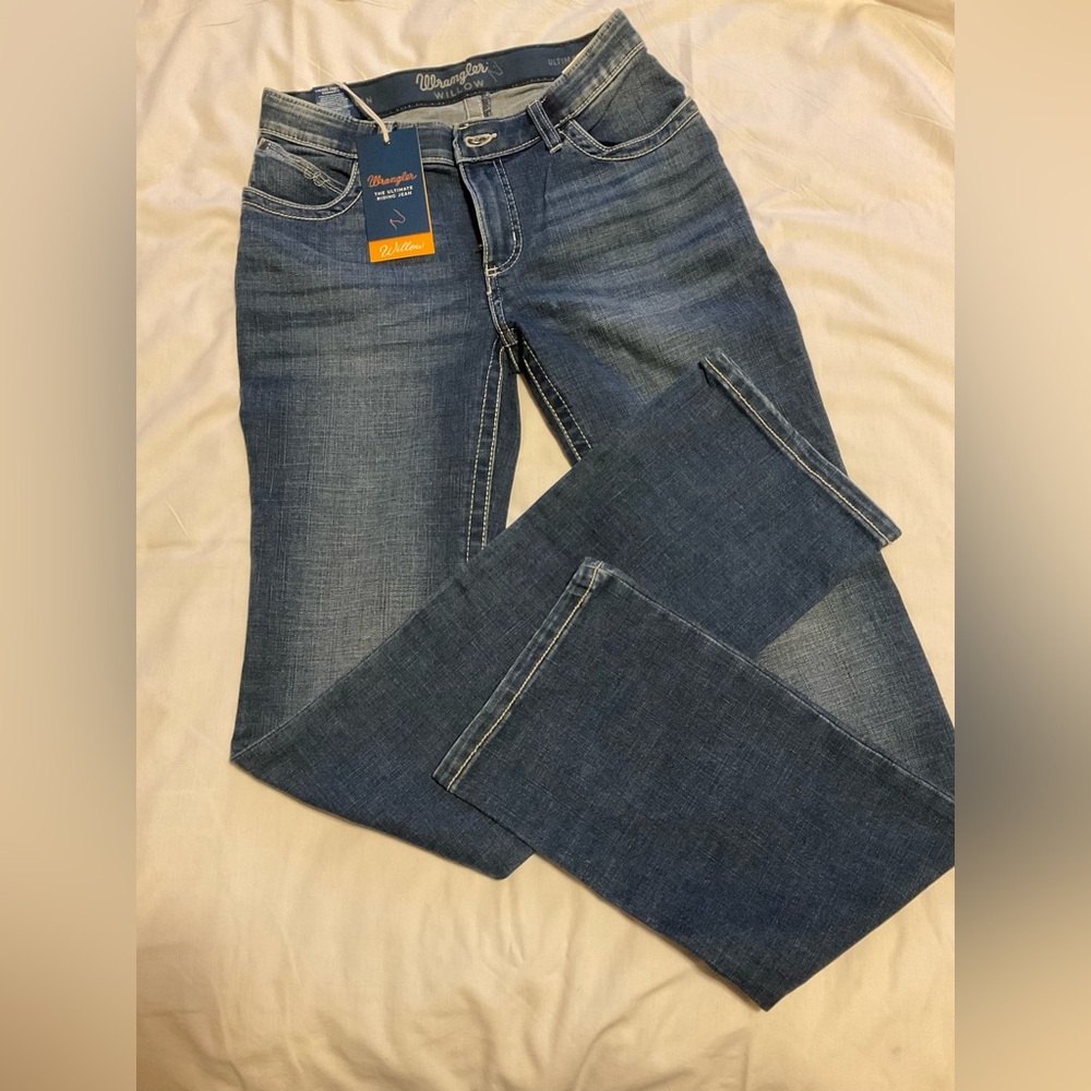 Wrangler Women's Dark Blue Willow Riding Jeans NWT 5x34